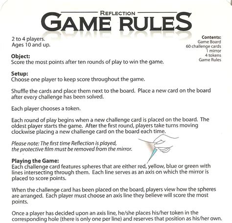 Board Game Rules, How To Play, PDF Instructions.